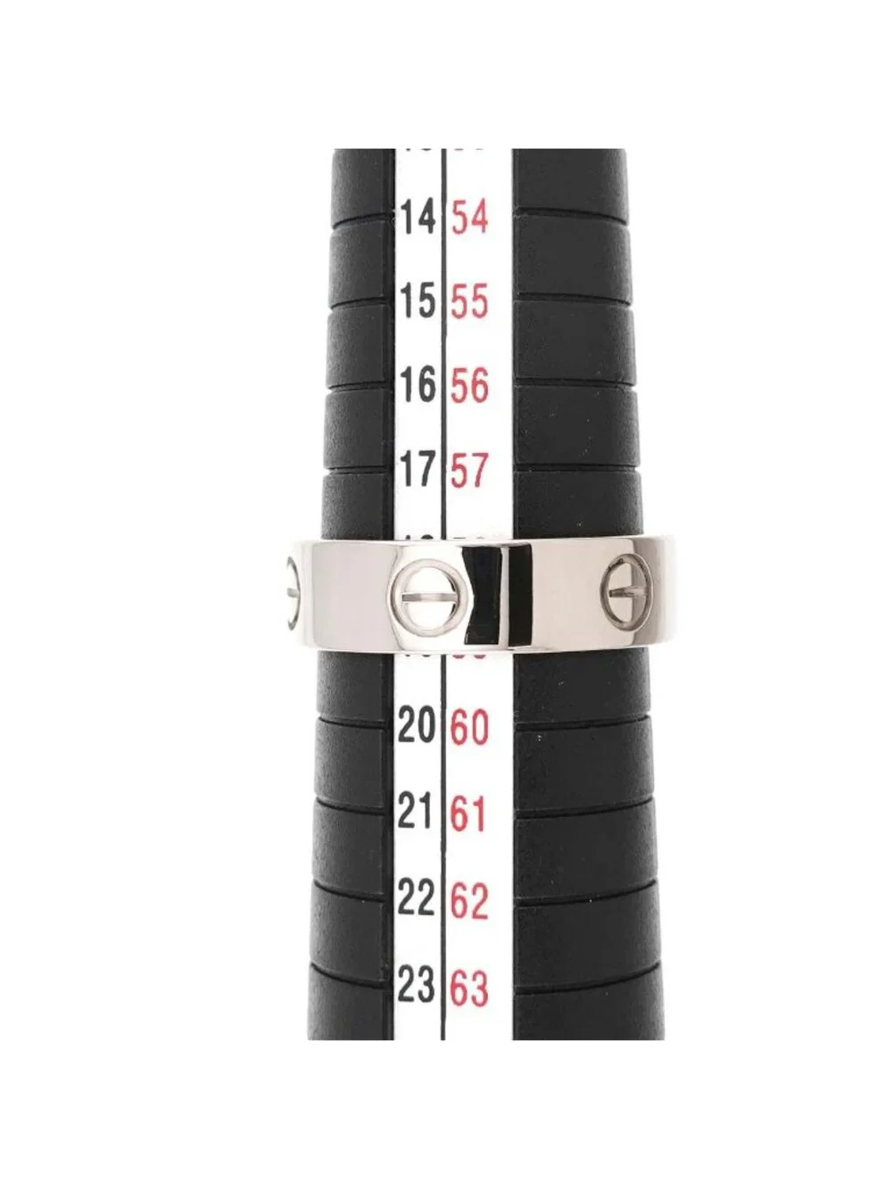 Cartier Love 59 Ring 18k WG White Gold 750